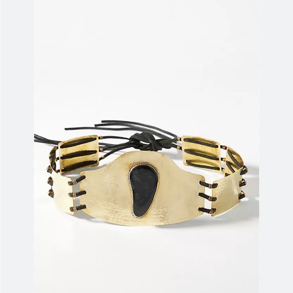 Anthropologie Z&L Europe Rabat Metal Belt - Picture 1 of 11